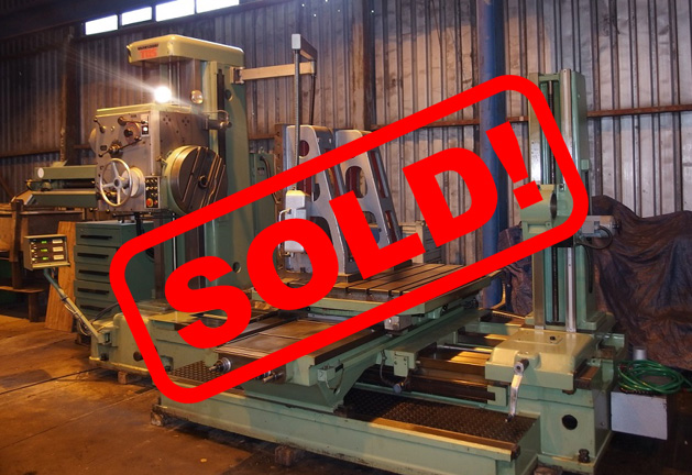 #04873 Horizontal Boring Machine TOS VARNSDORF W100A – ISO 50 – video available ▶️ – sold to Chile