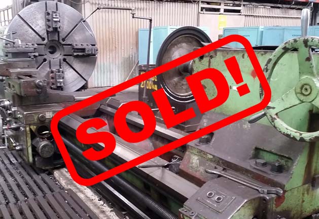 #04880 Lathe TOS SU125/4000 – sold to India