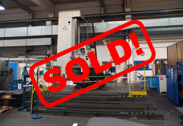 #04941 Horizontal boring machine UNION BFP 125/III – video available ▶️ – sold to India