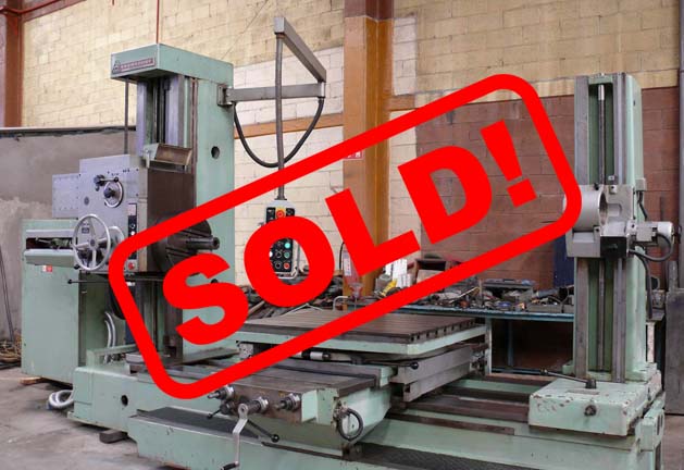 #04992 Horizontal Boring Machine TOS VARNSDORF W9A – sold to Mexico