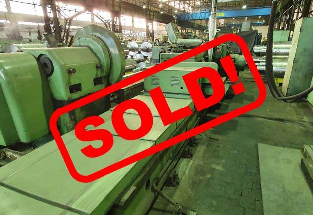 #05245 – rolls grinding machine TOS BEV100/5000 – YOR 1997 – sold to India