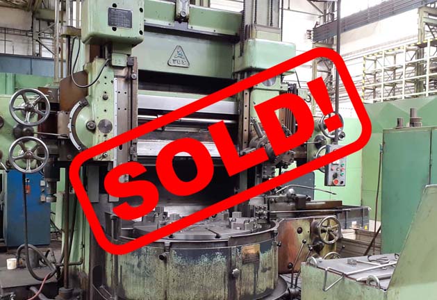 #05289 vertical lathe TOS SK 12 – sold to India