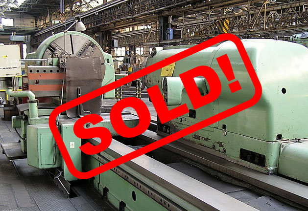 #05301.8 Horizontal Lathe SKODA SIU160/6000 – sold to India