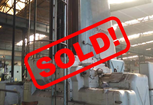 #05223 Horizontal boring machine SKODA W200G/6000 CNC – incl. rotary table E20 enlarged 2 x 2,5 m + milling head – video available ▶️ – sold to Italy