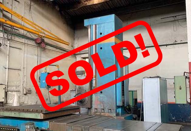 #05357 Horizontal Boring Machine TOS WHN13.8 CNC Heidenhein TNC135 – sold to India