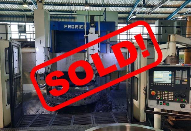 #05401 vertical lathe Froriep 20 CNC Sinumerik 840D – yom 2014 – video available ▶️ – sold in India