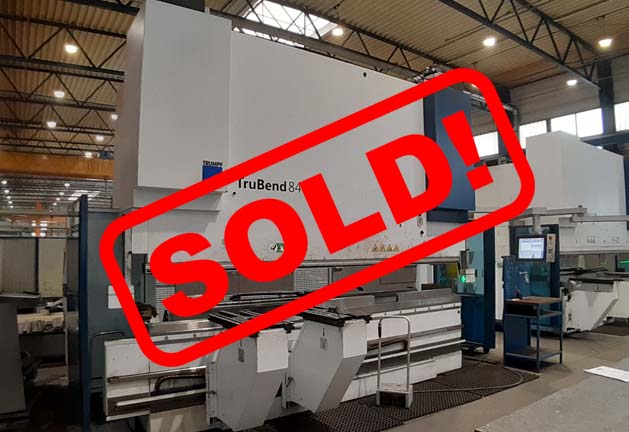 #05430 Press brake TRUMPF TRUBEND 8400 – YOP 2019 – sold to South Korea