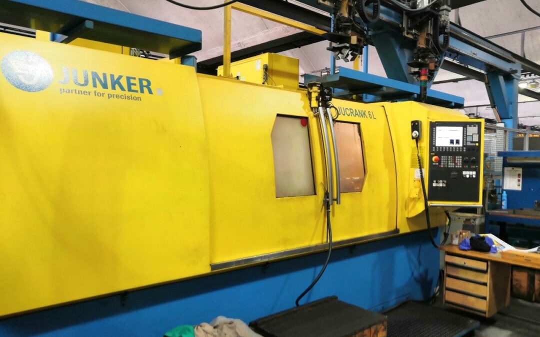 #05433 CNC Crankshaft grinder Junker Jucrank 6L, Sinumerik – new 2008 – video available ▶️