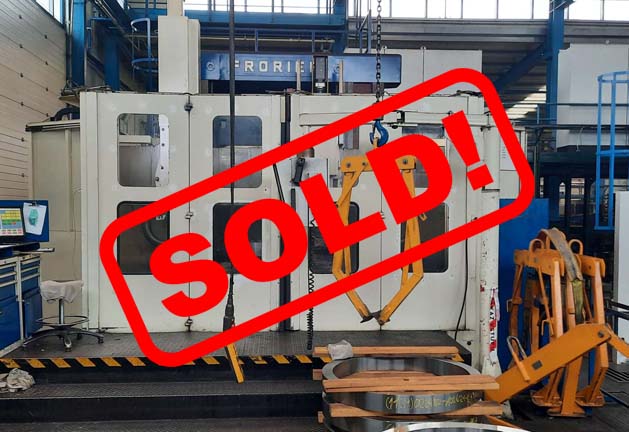 #05506 vertical lathe FRORIEP 6KZ 200 CNC Siemens 840D – yom 2010  – video available ▶️ – sold to India