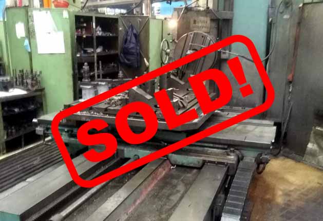 #05511 Horizontal Boring Machine TOS VARNSDORF W100 – sold to Chile