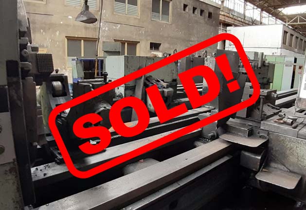 #05509.02 Lathe heavy SKODA SUT126/8000 – sold to South Korea