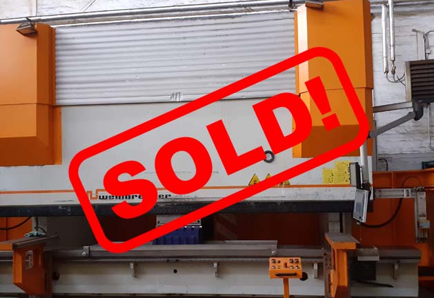 #05562 Press brake WEINBRENNER 800×5050 – YOP 2012 – video ▶️ – sold in Czech Republic