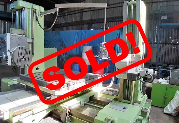 #05568 Horizontal Boring Machine TOS VARNSDORF W100A – video available ▶️ – sold to India