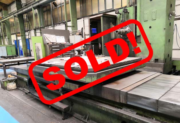 #05603 Horizontal Boring Machine TOS WHN 13.8 CNC Heidenhain TNC426 – YOP 1998 – sold to Turkey