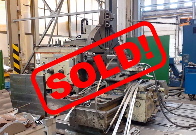 #05635 Facing Lathe WMW DP 2500×2500 – video available ▶️ – sold to India