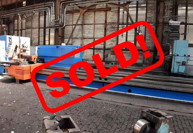 #05637 Lathe heavy SKODA SUT160/8000 – sold to India