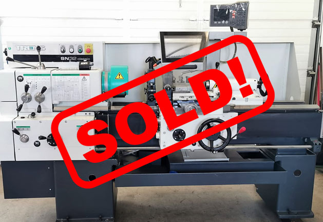 #05720 Lathe TOS TRENS SN32/1000 – yop 2015 – sold in Czech Republic