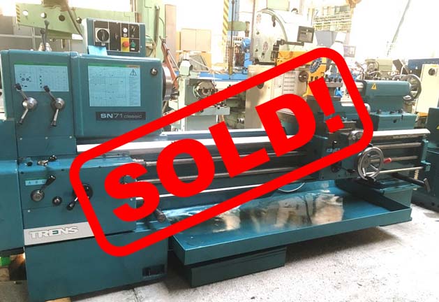 #05577 Lathe TOS SN71B/1500 – GR 2019 – sold to Finland