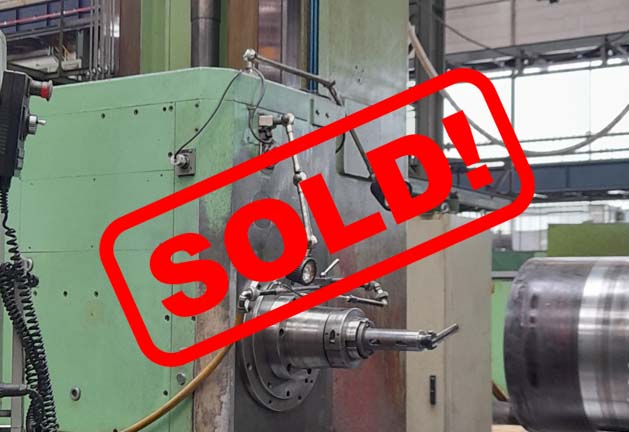 #05725 Horizontal Boring Machine TOS WHN 13.4 CNC Mefi 856 – year of modernization 2001– video available ▶️ – sold to Germany