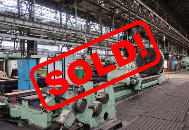 #05745 Horizontal Lathe SKODA S2100/8000 heavy duty – sold to India