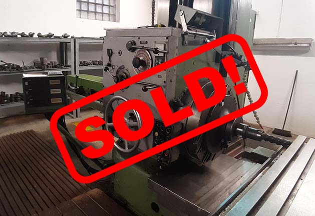 #05755 Horizontal Boring Machine TOS VARNSDORF W100A – ISO 50 – video available ▶️ – sold in Czech Republic