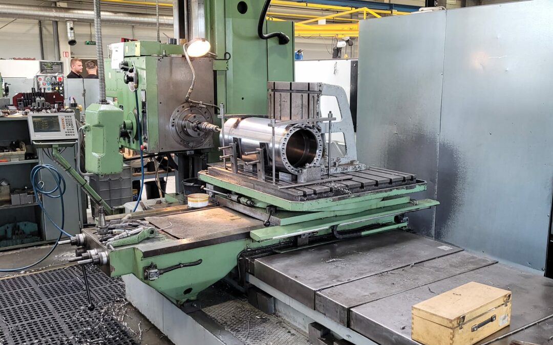 #05769 Horizontal Boring Machine TOS VARNSDORF W9A – 4 axes DRO – general overhaul 2002 – video available ▶️