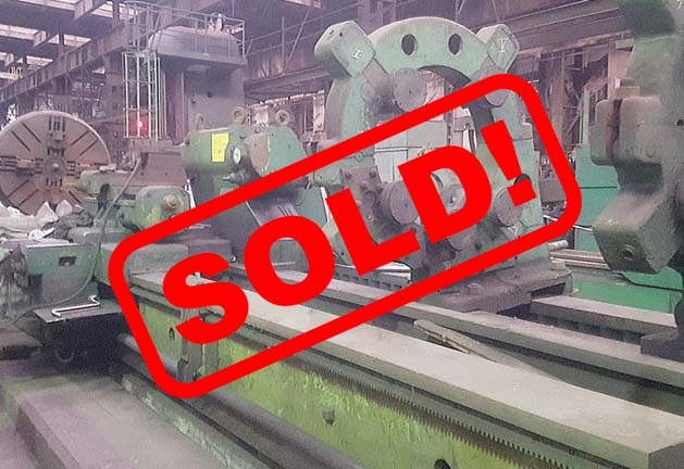 #05782 Horizontal Lathe SKODA SR1600/8000 – sold to Turkey