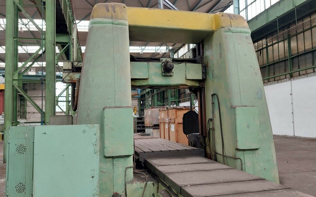 #05758 Portal milling machine TOS FREP 16/12 – 1500 x 8000mm – 4 x MILLING HEADS