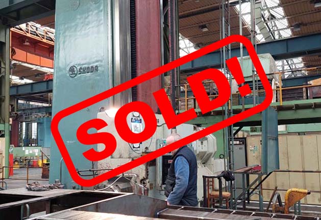 #05785 Horizontal boring machine SKODA W200HC – y:4200, x:9000 mm , incl. rotary table E20 and milling head –  – video available ▶️ – sold to India