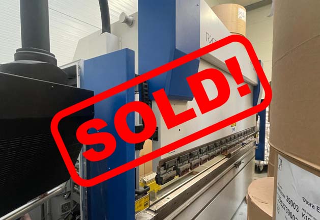 #05802 press brake RICO PRCB 35160 with Delem Control DA66T – YOP 2016 – seminew – use 142 hours – capacity: 3600mm x 160t –  – video available ▶️ – sold to Moldavia