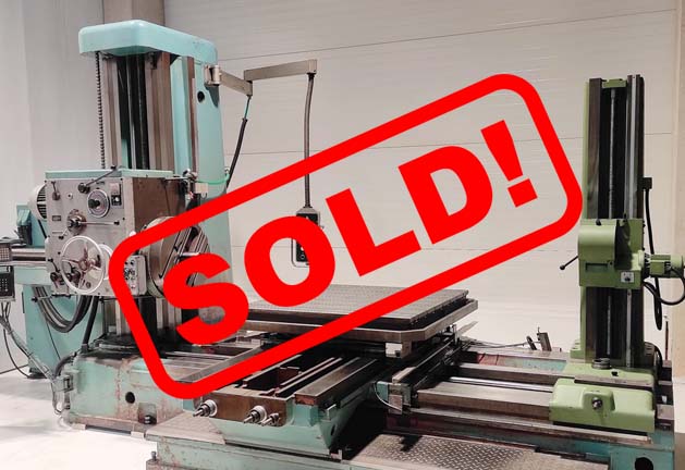 #05850 Horizontal Boring Machine TOS VARNSDORF W100A – ISO50 – sold to USA