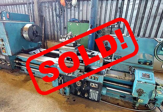 #05872 Lathe TOS SU100/2000 – video available ▶️ – sold to Mexico