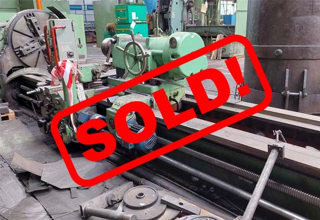 #05773 Horizontal Lathe SKODA SRM100/4000 – sold to India