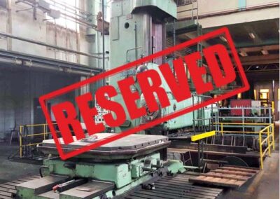 #059241 Horizontal boring machine SKODA WD160CNCHH – y:2510, x:3350 mm , incl. rotary table E20 and 3 floor plates – year of change to CNC – 2010 –  – video available ▶️