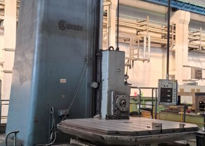 06226-Horizontal boring machine SKODA W160H – y:3150, x:5000 mm , incl. rotary table S20, 4 floor plates and 4 milling heads – video available ▶️