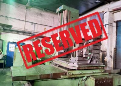 #06061 Horizontal Boring Machine TOS WHN 13 overhauled by Retos in 2010