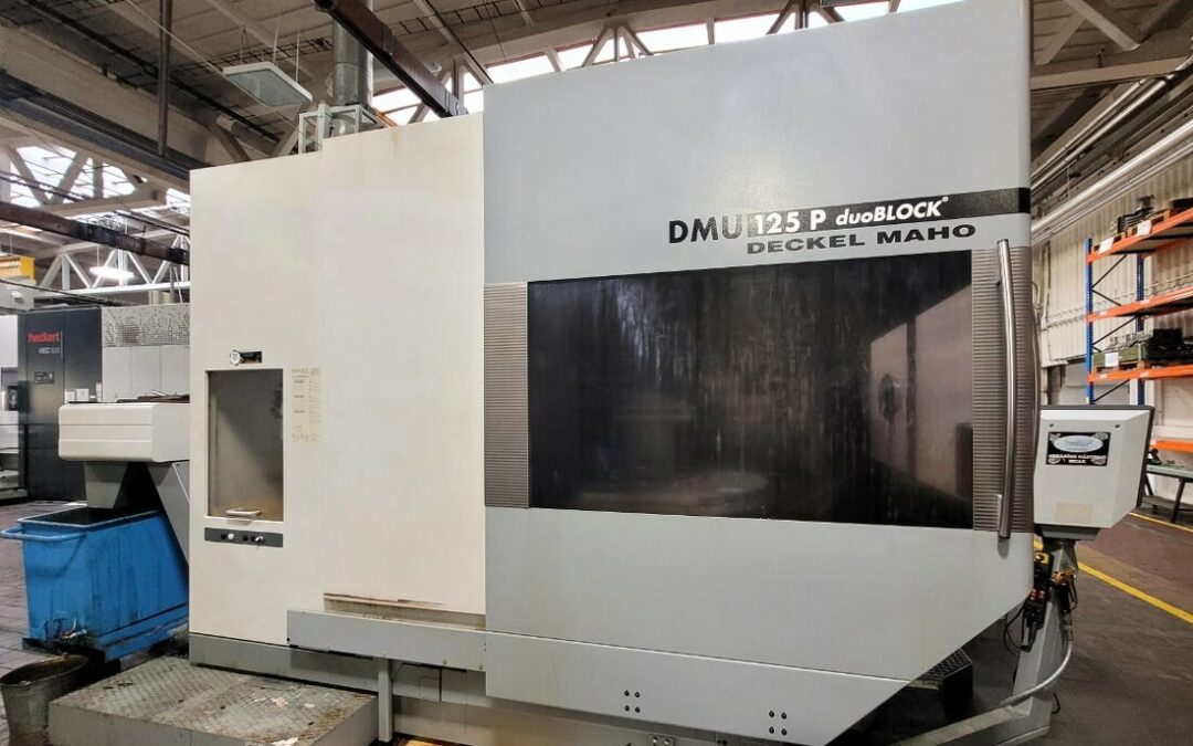 #06062 5 axis machining center MAHO DMG DMU 125 P duoBLOCK