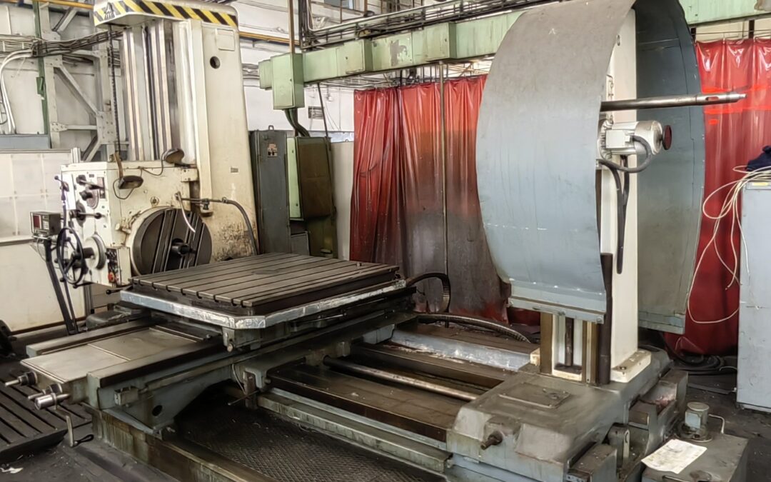 #06111 Horizontal Boring Machine TOS VARNSDORF W100A – ISO 50 – video available ▶️