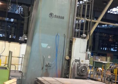 #06001 Horizontal boring machine SKODA W160HC – y:3000, x:4000 mm , incl. rotary table S35 and milling head